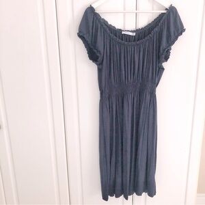 New XXL Ricki’s Navy Blue Rayon Stretch Comfortable Dress Adjustable Shoulders